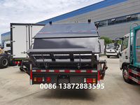 Camion à ordures compacteur à chargement arrière HOWO 4x2 5000L, diesel manuel, 2-20 tonnes, Euro 1, état neuf, pour les industries de la restauration