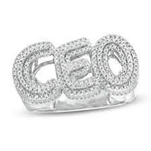 Anillo de Moissanita de Plata 925 con Joyería Personalizada - Product Image 1