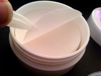 Lingettes écologiques pour le soin des ongles, rondes, en coton, sans acétone, pour enlever le vernis à ongles