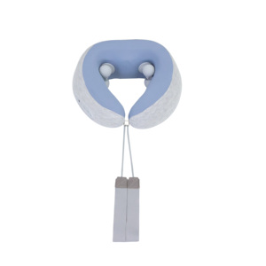 Healthpal Masseur sans fil pour le voyage, le bureau et la maison, soulagement des douleurs musculaires, pétrissage 3D, chauffage électrique, shiatsu cervical, forme en U, corps, cou - Product Image 3