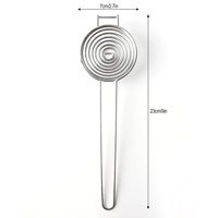 Séparateur d'œufs en spirale en acier inoxydable, filtre à jaune et blanc, tamis, ustensile de cuisine pour la pâtisserie, la cuisson, outil à gâteau, extracteur d'œufs