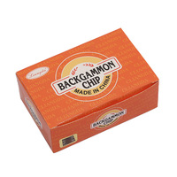 Jeu d'échecs et de backgammon en plastique noir ivoire de haute qualité, personnalisable, 3,2 cm, avec 2 dés, pour usage intérieur/extérieur