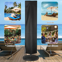 Housse de parasol d'extérieur, imperméable, anti-UV, anti-poussière