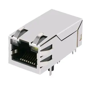 0826-1L1T-57-F 10/100Base-T POE + conector RJ45 com transformador 0826-1X1T-23-F