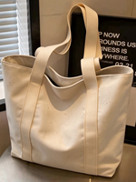 Sac à main en toile de coton personnalisé avec logo imprimé, recyclable, design tendance, pour femmes, grand sac de shopping