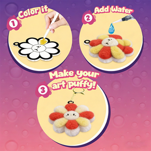 Nuovo Kit di Pittura con Pennarelli Magici 3D a Forma di <span class=keywords><strong>Cuore</strong></span>, Spugna Effetto Popcorn, Set per <span class=keywords><strong>Disegno</strong></span> e Pittura Fai-da-Te - Product Image 2