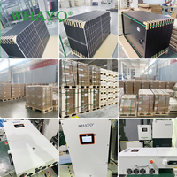 Système solaire Whayo 5KW 6KW 8KW 10KW 12KW hybride biphasé 120V 240V avec onduleur