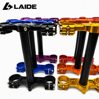 Pièces de rechange renforcées pour moto : Support de guidon à trois mâchoires double épaule pour Light Bee Talaria, couleur argent