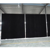 Kit de Scène Modulaire Télescopique à Installation Rapide pour Événements et Mariages, en Aluminium Argenté avec Rideaux en Velours