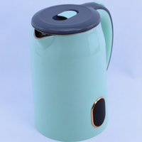 Bouilloire électrique en plastique d'une capacité de 2,5 L avec lumière de température d'affichage pour hôtel de bureau commercial