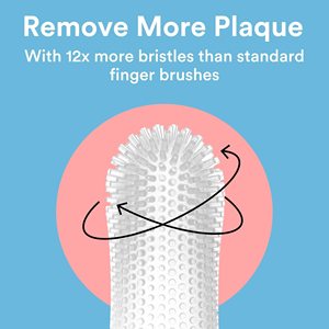 Nouvelle brosse à dents transfrontalière pour animaux de compagnie nettoyage des dents <span class=keywords><strong>chaton</strong></span> coupe les doigts soins des chiens brosse en silicone - Product Image 5