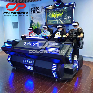 Equipo de nueva tecnología para parque de atracciones, simulador de realidad Virtual 9D, 4 asientos, 9D VR, space battle - Product Image 2