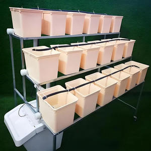 Nuovo Design del sistema a barile idroponico PP1 2 4 fori per la coltivazione di ortaggi e frutta in serra - Product Image 6