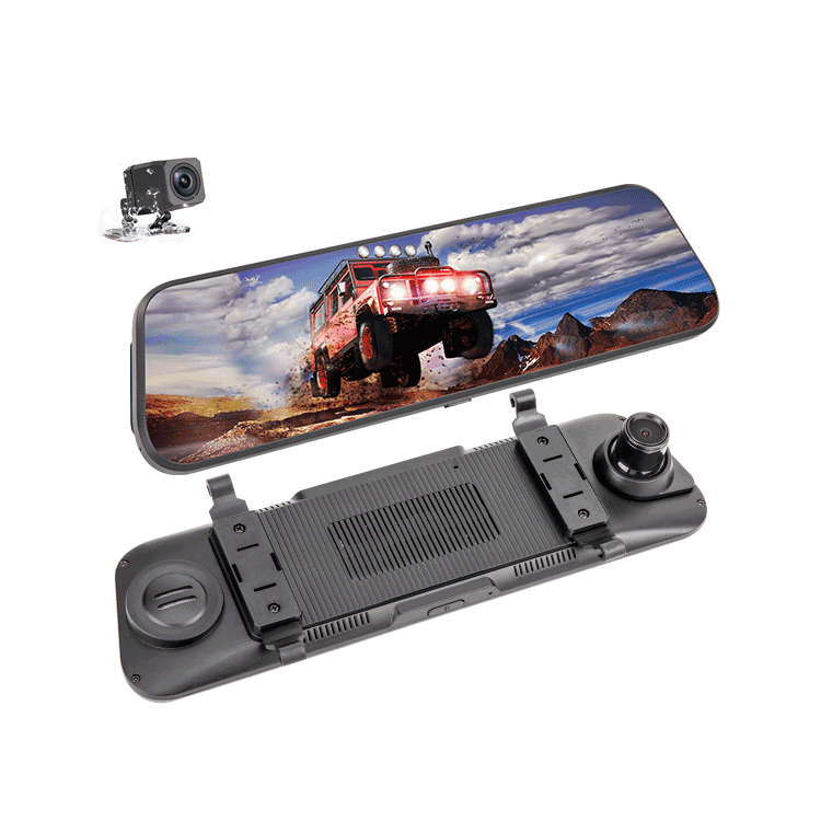 2023 1440P Full HD 2 Camera Front And Rear Dual Lens Mirror Dash Cam Car DVR Rearview Mirror Streaming Dash Cam