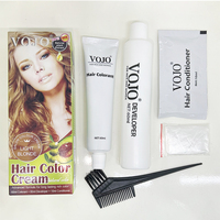 VOJO Coloration Capillaire Permanente en Gros OEM, Crème Colorante Naturelle et Végétale Professionnelle pour Salon