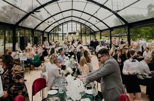 Carpa Arqueada de 10m X 20m para Bodas, Carpa Transparente con Marco Negro para Eventos, Carpa para Fiestas y Bodas, Carpas Transparentes para Eventos - Product Image 3