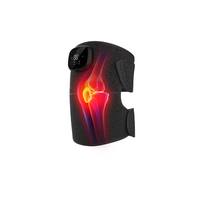 Genouillère de massage intelligente avec thérapie par lumière rouge, fonction chauffante, télécommande sans fil, batterie au lithium rechargeable