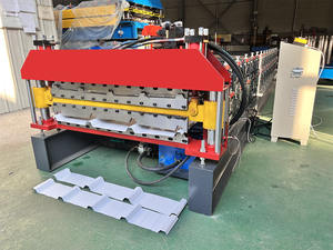 Machine de formage à double rouleau Machine de formage de carreaux à double couche Machine de formage de carreaux à pression - Product Image 2