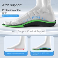 Semelles orthopédiques épaisses et confortables absorbant les chocs pour pieds plats, fasciite plantaire, soutien de la voûte plantaire élevée pour hommes et femmes