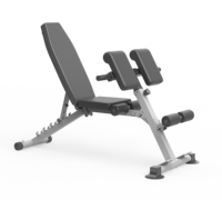 Banc de musculation réglable multifonctionnel avec fonction preacher curl et développateur de jambes pour la maison
