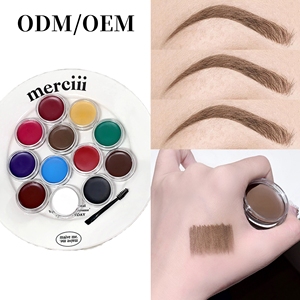 OEM/ODMDefine y rellene con 12 tonos matizados para trazos naturales similares al cabello - Product Image 1
