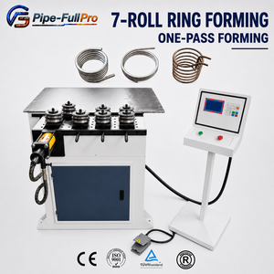 Pipe-FullPro CNC 7-Roll Ring Forming Machine High Precision Automatic Pipe Tube Rolling Bending Machine for <b>Metal</b> Rings - Product Image 1