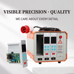 Boîtier de contrôle de température intelligent anti-brûlure à double groupe SOFSI S-5, contrôleur de température PID LCD enfichable - Product Image 2