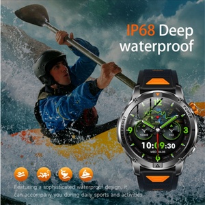 AK93 Heren Sport Smartwatch Outdoor IP68 Waterdicht 100+ Sportmodi <span class=keywords><strong>SOS</strong></span> Hartslagmeter Gezondheidsmonitoring Smartwatch - Product Image 6
