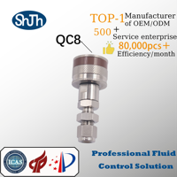 Raccord de plomberie à raccord rapide haute pression femelle à ferrule forgée Swagelok Type 316SS 50 mm pour applications chimiques, pétrolières et gazières