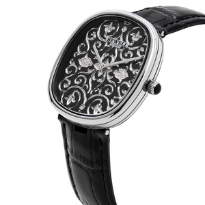 Montre automatique résistante à l'eau 3 ATM avec cadran imprimé, bracelet en cuir, montres pour hommes, montre de poignet, montre lunaire - Product Image 1
