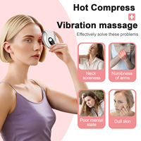 Handgehaltenes Gesichtsmassagegerät Elektrisches Gua Sha Gerät mit Konstanter Wärme und Vibration Dualer Modus Gesichtsstraffung Hautstraffung Schönheitspflege ABS