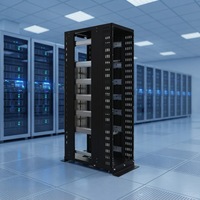 Armoire ouverte ORV3 OCP 21 pouces pour cluster de serveurs IA HPC, barrette de bus 48 V CC, infrastructure de rack de serveur haute densité pour centre de données