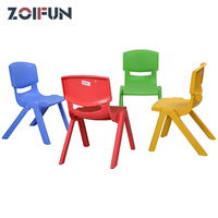 Mini chaise à empiler en plastique, chaise de luxe pour enfants en classe d'école maternelle, idéale pour la lecture, vente en gros, 1 unité
