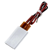 Placa Calefactora de Cerámica PTC de 12V~220V, Carcasa de Aluminio, Accesorios para Calentador Eléctrico, 35*21, Lámina Calefactora PTC de Temperatura Constante