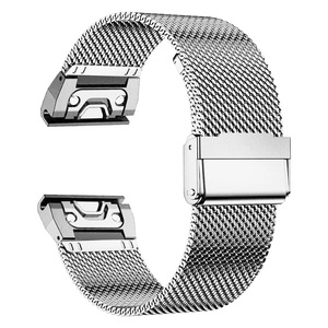 <span class=keywords><strong>Correa</strong></span> de Acero Inoxidable con Cierre de Metal Milanesa para <span class=keywords><strong>Garmin</strong></span> <span class=keywords><strong>Fenix</strong></span> 7X 7 <span class=keywords><strong>Pro</strong></span> <span class=keywords><strong>6X</strong></span> 6 - Product Image 1