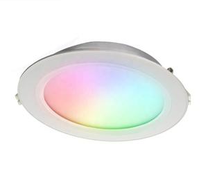 <span class=keywords><strong>Miboxer</strong></span> FUT066 <span class=keywords><strong>Milight</strong></span> DMX512 2.4 GHz RF 12W RGB CCT LED Downlight - Product Image 1