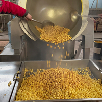 Machine de fabrication de pop-corn au gaz industriel, automatique et commercial Ligne de production de pop-corn gastronomique caramel à vendre