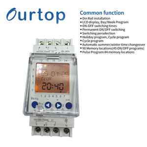 Nhà máy toàn Bộ bán kỹ thuật số Lập trình thời gian chuyển đổi cho tự động mùa hè mùa đông Thời gian chuyển đổi 16A 220VAC 12-240vacdc - Product Image 2