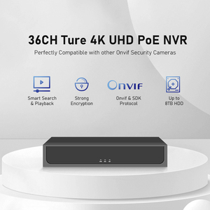 JideTech 36CH PoE <span class=keywords><strong>NVR</strong></span> сетевой видеомагнитофон 1 запись видео для IP-камеры Интеллектуальный сетевой видеомагнитофон