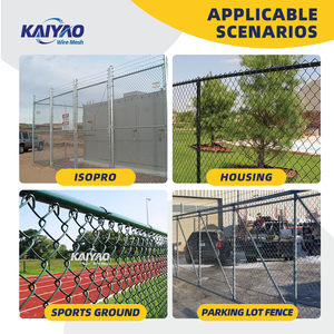 Nhà Máy Bán buôn giá hot Dip mạ kẽm Chuỗi liên kết hàng rào cho trang trại đường cao tốc thể thao - Product Image 3