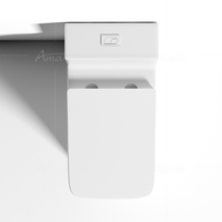 Ensemble WC monobloc carré en céramique, à poser au sol, pour salle de bain, de la marque Manufacturer Sanitary Ware