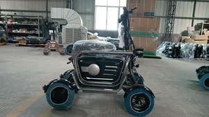 <span class=keywords><strong>Scooter</strong></span> électrique pliable à 4 roues pour la mobilité urbaine et les courses - Product Image 3