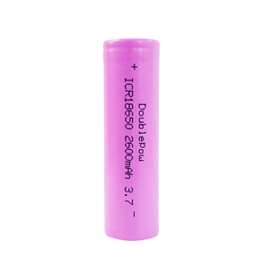 Doublepow เซลล์แบตเตอรี่ลิเธียมไอออน18650แบบชาร์จไฟได้3.7V 2600mAh สำหรับเครื่องมือไฟฟ้ารถกอล์ฟเรือ - Product Image 2