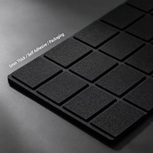 Wear Resistant 5mm Thick Black Self Adhesive EVA Pad,impact Proof Liner for <b>Logistics</b> <b>Packaging</b> and Fragile Item Full protection - Product Image 2