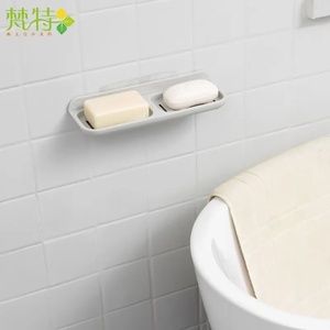 Porte-savon mural moderne double rangée sans perçage, de haute qualité, fabriqué en Chine, unique et décoratif pour salles de bain d'hôtels - Product Image 2