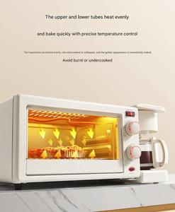 Machine à <span class=keywords><strong>petit</strong></span>-déjeuner multifonctionnelle 3-en-1 pour la cuisson à la vapeur et la cafetière pour les petits sandwichs au <span class=keywords><strong>four</strong></span> et la marmite - Product Image 2