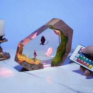 Adorno de Resina con Diseño de Dragón, Escena 3D, Figura en Miniatura de Chimuelo, Brillo y Furia, Decoración Coleccionable, Regalo para Fanáticos de la Animación - Product Image 3