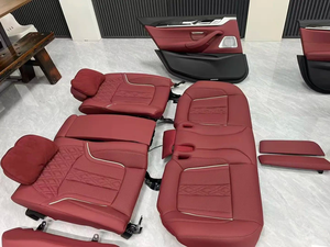 Set Completo di Coprisedili Personalizzati in Pelle Nappa di Lusso Adatti per <span class=keywords><strong>BMW</strong></span> <span class=keywords><strong>Serie</strong></span> 3, <span class=keywords><strong>Serie</strong></span> 7, X1, X2, X3, <span class=keywords><strong>Serie</strong></span> <span class=keywords><strong>1</strong></span> - Product Image 4