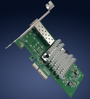 Carte réseau filaire PCI EXPRESS 10 Gbps, carte réseau à fibre optique filaire PCI-E haute vitesse SFP+ pour ordinateur de bureau et serveur