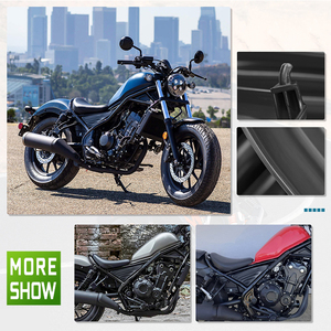 RACEPRO accessoires de moto, carénage de moteur de panneau de couvercle de cadre latéral pour <span class=keywords><strong>Honda</strong></span> <span class=keywords><strong>Rebel</strong></span> CMX 300 <span class=keywords><strong>500</strong></span> CMX300 CMX500 2017 -<span class=keywords><strong>2020</strong></span> - Product Image 3